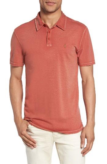 Men's John Varvatos Star Usa Short Sleeve Polo - Red