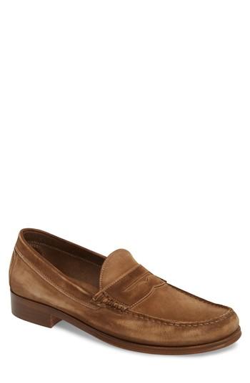 Men's Donald Pliner Nicola Penny Loafer M - Brown