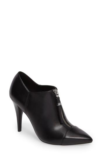 Women's Michael Michael Kors Andi Zip Front Bootie .5 M - Black