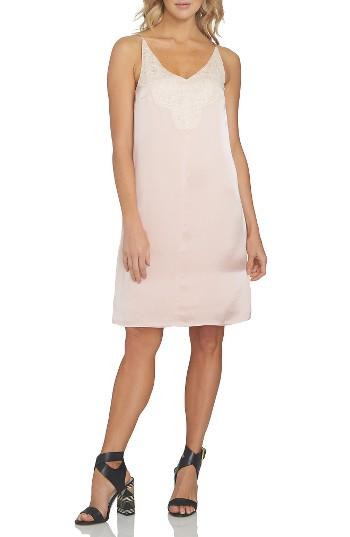 Women's 1.state Lace Detail Shift Dress, Size - Pink
