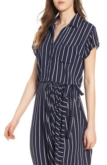Women's Billabong Tropical Crush Stripe Crop Top - Blue