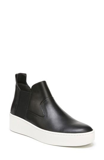 Women's Via Spiga Eren Slip-on High Top Sneaker M - Black