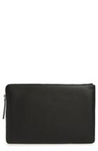 Balencia Large Everyday Leather Pouch - Black