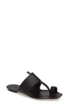 Women's Saint Laurent Toe Loop Sandal Us / 35eu - Black