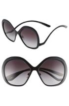 Women's Mdg Madonna For Dolce & Gabbana 57mm Gradient Sunglasses - Black/ Grey