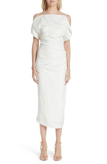Women's Jacquemus La Robe Palombaggia Dress Us / 34 Fr - Beige