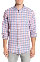 Men's Southern Tide River Street Regular Fit Buffalo Check Sport Shirt - Blue