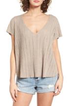 Women's Pst By Project Social T Ribbed Tee - Brown