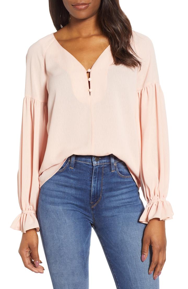 Women's 1.state Button Blouse - Pink