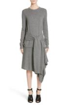 Women's Michael Kors Sleeve Tie Cashmere Sweater - Grey