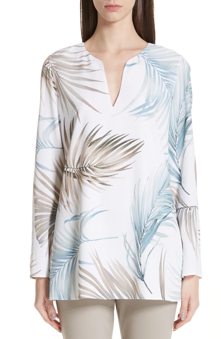 Women's Lafayette 148 New York Wilmer Blouse - White