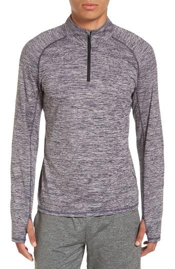 Men's Zella Celsian Quarter Zip Pullover - Purple
