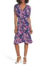 Women's Trina Trina Turk Payton Print Jersey Dress - Purple