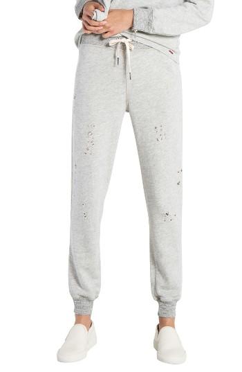 Women's N: Philanthropy Nikki Distressed Sweatpants - Grey