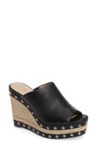 Women's Charles By Charles David Lisbon Platform Wedge Sandal M - Black