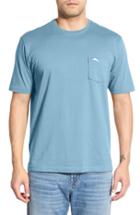 Men's Tommy Bahama 'new Bali Sky' Original Fit Crewneck Pocket T-shirt, Size - Blue