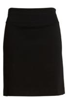 Women's James Perse Zip Panel Skirt - Black