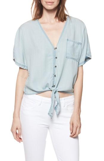Women's Paige Baylee Tie Front Top - Blue