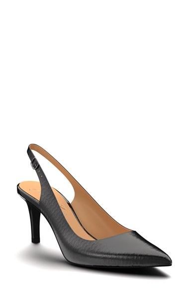 Women's Shoes Of Prey Slingback Pump B - Black