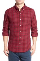 Men's Bonobos Slim Fit Check Sport Shirt - Red