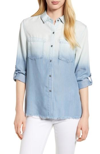 Women's Billy T Laced Back Button Up Shirt - White