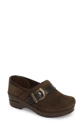 Women's Dansko Pammy Clog .5-6us / 36eu M - Brown