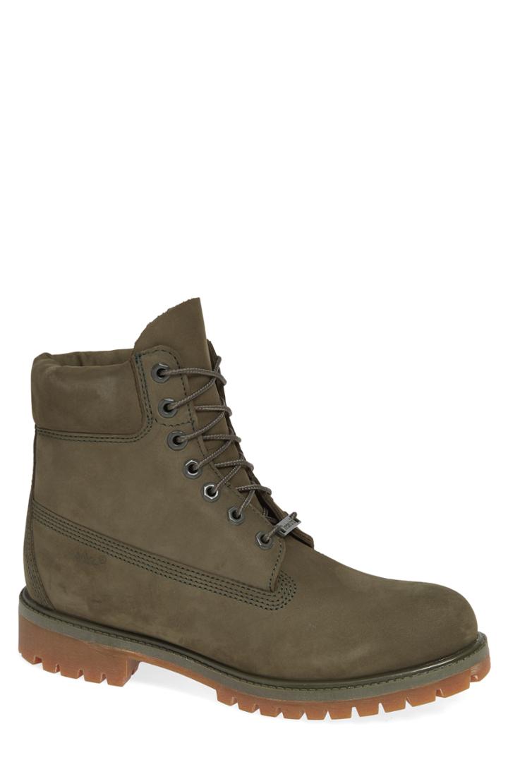 Men's Timberland Six Inch Classic Waterproof Boots Series - Premium Waterproof Boot M - Green
