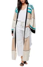 Women's Free People Long Stripe Cardigan