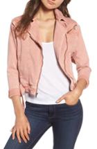 Women's Paige Sivan Denim Moto Jacket - Pink