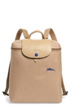 Longchamp Le Pliage Club Backpack - Beige