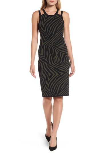 Women's Michael Michael Kors Double Trim Tank Dress - Green