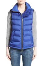 Women's Burberry Bredon Quilted Puffer Vest, Size - Purple