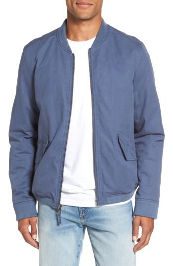 Men's Rvca All City Bomber Jacket - Blue
