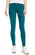 Women's 7 For All Mankind The Ankle Skinny Jeans - Green
