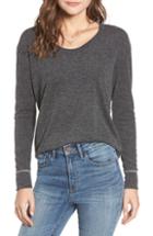 Women's Treasure & Bond Ribbed U-neck Top - Beige