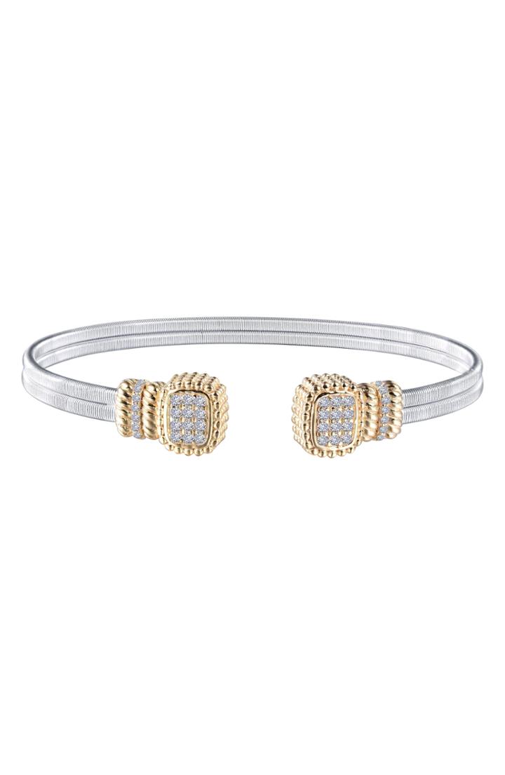 Women's Lafonn Fancy Simulated Diamond Open Cuff Bangle