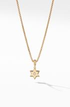 Women's David Yurman Star Of David Pendant In 18k Yellow Gold With Diamonds