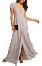 Women's Show Me Your Mumu Noelle Wrap Dress, Size - Grey