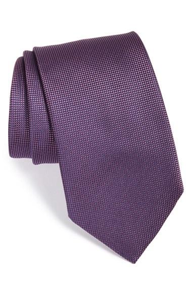 Men's Ermenegildo Zegna Textured Silk Tie