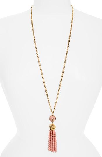 Women's Tory Burch Beaded Tassel Necklace
