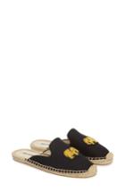 Women's Soludos Elephant Beaded Espadrille Mule M - Black