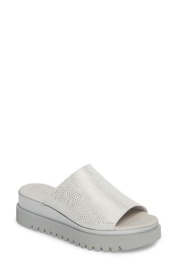 Women's Gabor Platform Slide Sandal .5 M - White