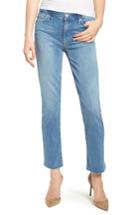 Women's Mother The Rascal Ankle Snippet Straight Leg Jeans - Blue