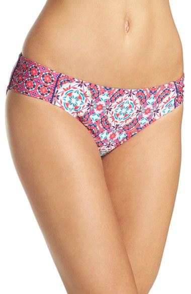 Women's Laundry By Shelli Segal Mayan Escape Side Tab Hipster Bottoms