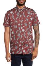 Men's Ted Baker London Utku Floral Sport Shirt (m) - Green