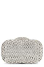 Nordstrom Crystal Lattice Box Minaudiere -