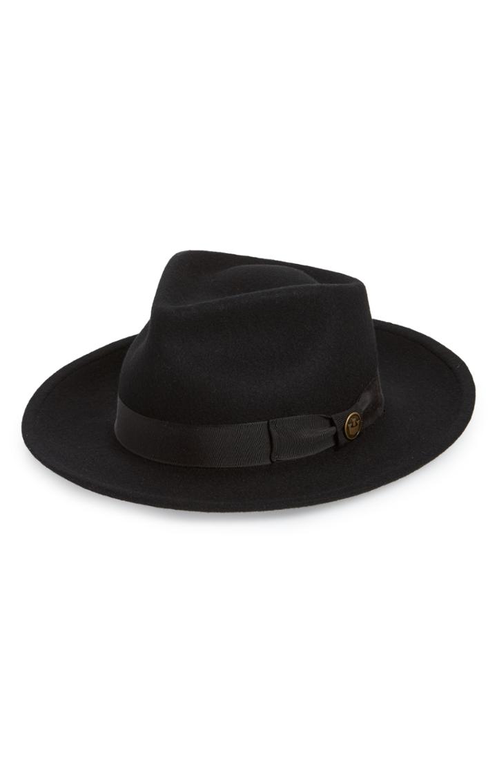 Men's Goorin Brothers The Saloon Wool Fedora - Black