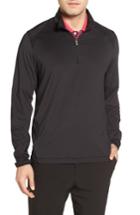 Men's Cutter & Buck Williams Half Zip Pullover, Size - Black