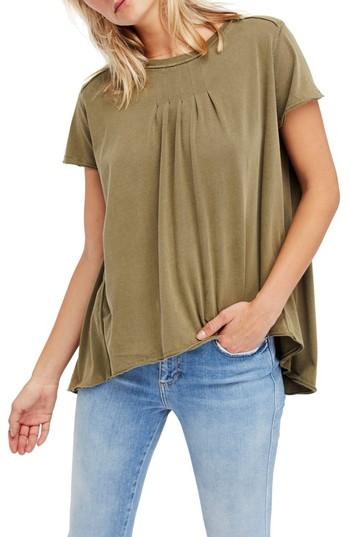 Women's Free People Little Gem Tee - Green
