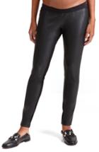 Women's Ingrid & Isabel Under Belly Faux Leather Maternity Leggings